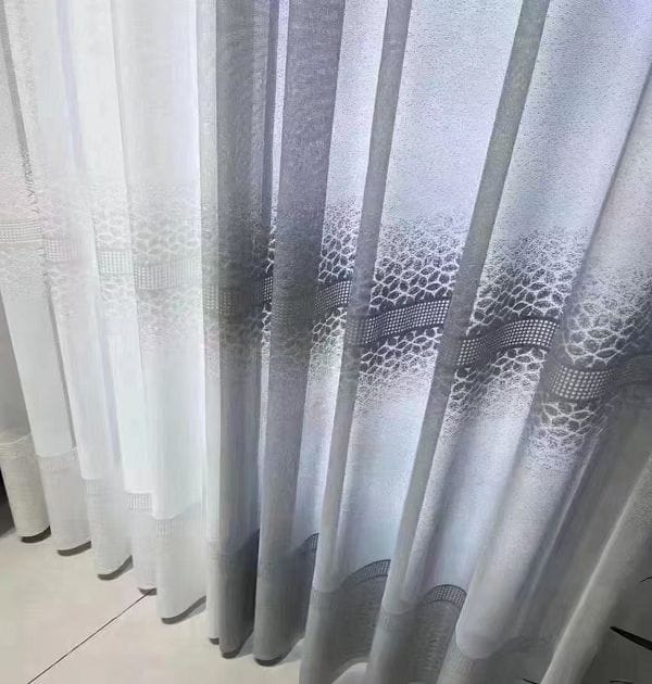 Keqiao Gradient Lace Window Screen - B2B Wholesale Soft Color Transition Decor