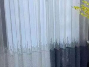 Keqiao geometric sheer window screen - B2B wholesale modern light-filtering decor