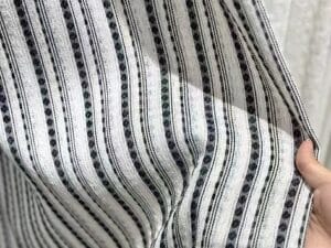 Keqiao white patterned translucent window screen - B2B wholesale bright light-filtering decor