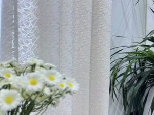 Keqiao Wholesale Floral Pattern Tulle Curtains - Romantic Sheer Home Decor