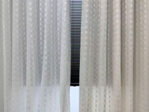 Keqiao Wholesale White Light Gray Checkered Light-Transmitting Window Screen - Minimalist Bright Home Decor | homecurtain.vip