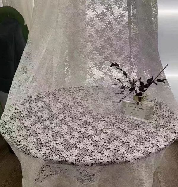Keqiao, Shaoxing, China French Floral Lace Window Screen - B2B Wholesale Romantic Sheer Light-Filtering Bedroom Balcony Decor 1 Keqiao French Floral Lace Window Screen - B2B Wholesale Romantic Sheer Decor (Matches Homecurtain.vip)
