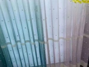 Keqiao gradient beaded light luxury window screen - B2B wholesale shimmering elegant decor