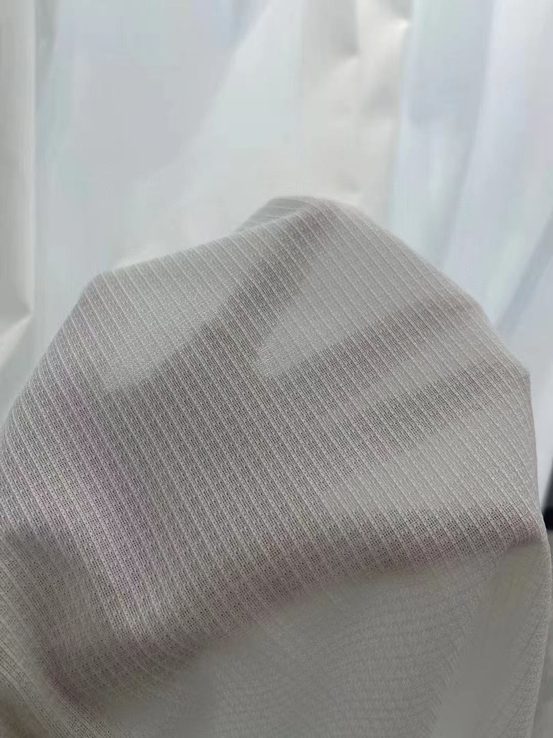 Keqiao, Shaoxing, China Simple Fine Checkered Sheer Window Screen - B2B Wholesale Minimalist Light-Transmitting Living Room Kitchen Decor 4 Keqiao Fine Checkered Sheer Window Screen - B2B Wholesale Minimalist Light-Transmitting Decor