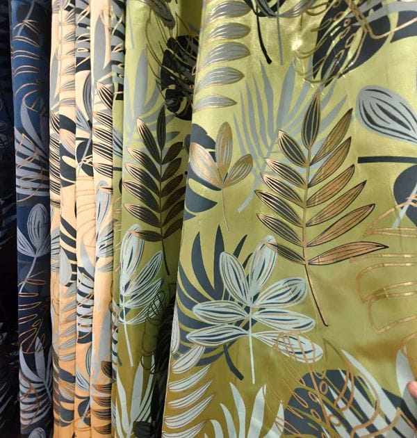 China Curtain Fabric Wholesale 6 Keqiao Tropical Plant Print Curtains - B2B Wholesale Vibrant Living Room Decor