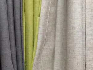 Linen Cafe Curtains - Premium Keqiao Multicolored Linen Fabric