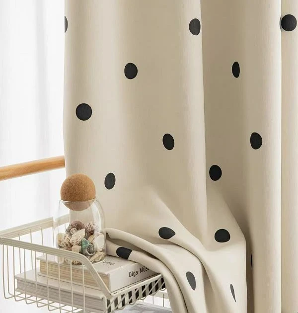China Guangzhou Polka Dot Blackout Curtains 8 China Guangzhou Polka Dot Blackout Curtains 批发_Wholesale