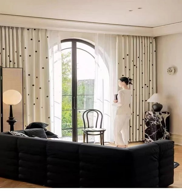 China Guangzhou Polka Dot Blackout Curtains 9 China Guangzhou Polka Dot Blackout Curtains 批发_Wholesale