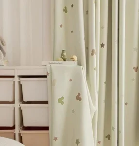 drapes for nursery pom-pom nursery curtains x-homecurtain.com