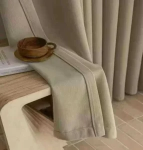 China chenille curtain fabric sample