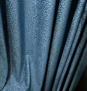 Keqiao China dark blue multi-color velvet curtain fabric