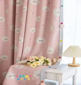 Wholesale children's chenille curtains - safe cordless design
