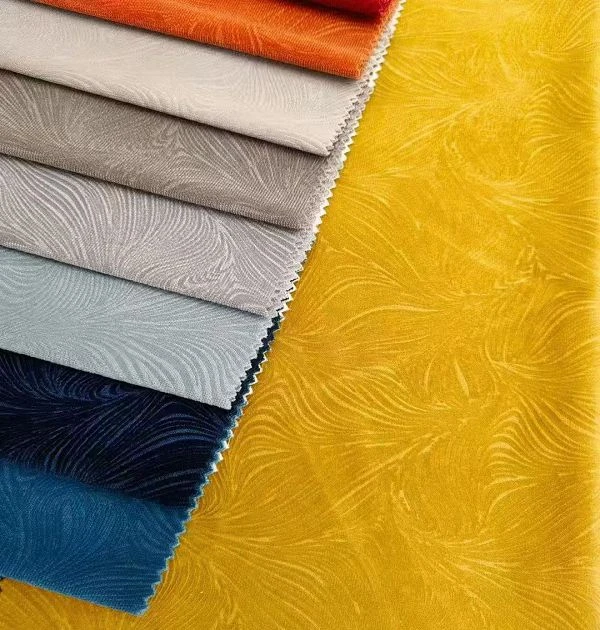 Embossed Burnout Velvet – Full Fabric Display