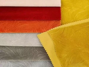 Embossed Burnout Velvet – Full Fabric Display