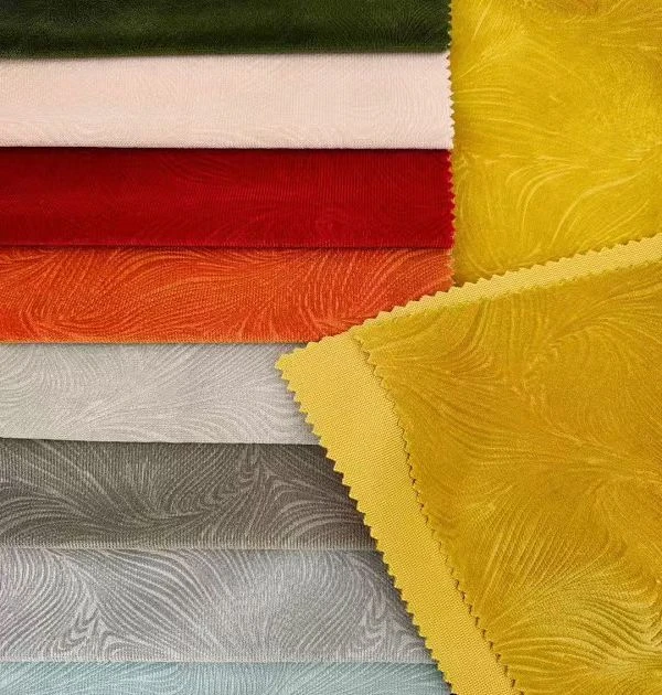 Embossed Burnout Velvet – Full Fabric Display