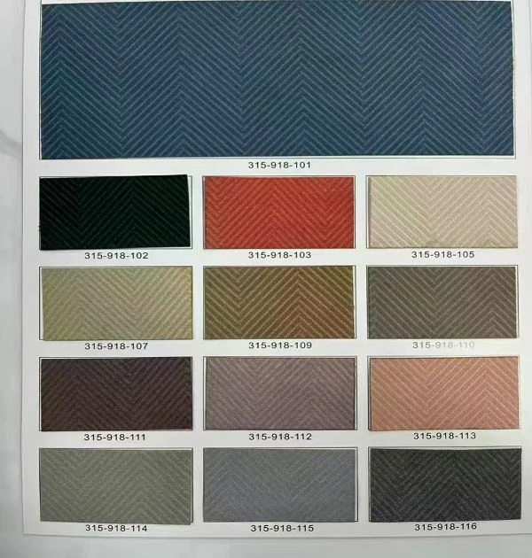 Herringbone Embossed Velvet Extended Color Family Showcase