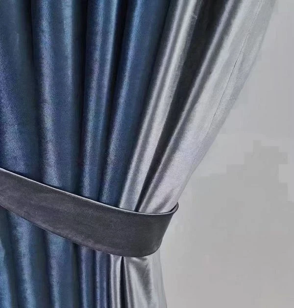 Teal Italian Velvet Curtain Fabric Texture &Amp; Sheen