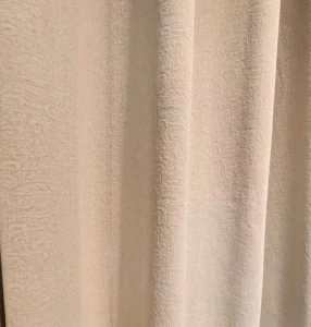 beige blackout chenille curtain fabric wholesale full curtain folds