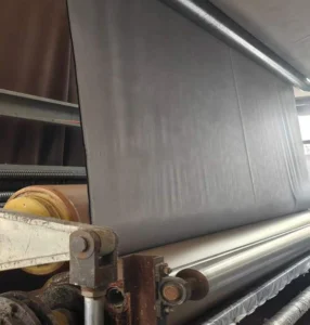 flame resistant blackout fabric coating machine 1
