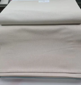 natural ripple effect curtain fabric close up