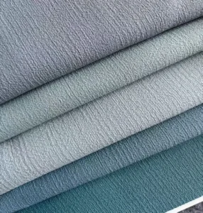 solid color embossed curtain fabric drape effect