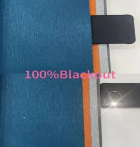100 percent blackout faux linen curtain fabric texture wholesale