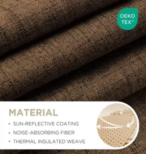 Hotel project heavy duty rainbow linen blackout curtains