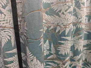 premium gold thread jacquard velvet textile roll