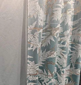 luxury heavy velvet drapery fabric for hotel projects