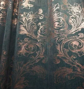 High-quality embossed jacquard velvet curtain fabric directly supplied by China manufacturer for high-end villa projects