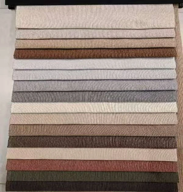 Bulk Custom Faux Linen Blackout Curtain Material With Heavy Drape