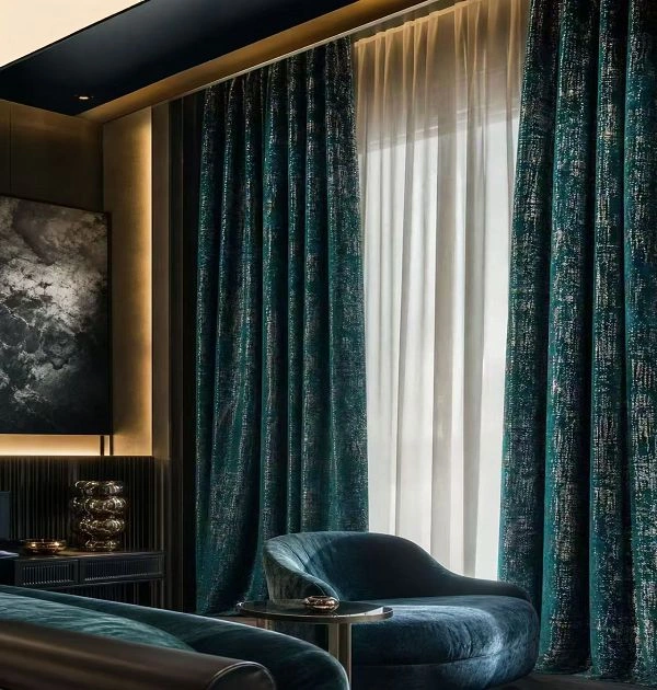 Heavyweight Gold Stamped Velvet Upholstery Fabric From China Supplier, Excellent Drape For Luxury Curtains.